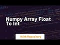 numpy array float to int