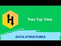 HackerRank Tree: Top View problem solution in Python programming | Data Structures and Algorithms