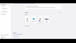 Okta Dashboard: Configure Apps to Open | Okta Support