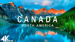 FLYING OVER CANADA (4K UHD) - Relaxing Music Along With Beautiful Nature Videos - 4K Video Ultra HD