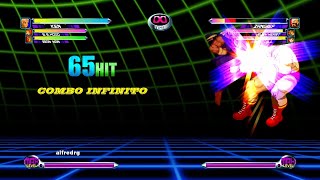 MARVEL VS CAPCOM 2 - KEN COMBO INFINITO