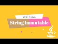 What is String Immutable in Java