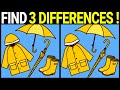 🧠💪🏻 Spot the Difference Game | Finding All 3 Could be Challenging 《Easy》