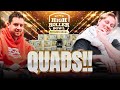 BRUTAL Knockout with QUADS at Super High Roller Bowl PLO!