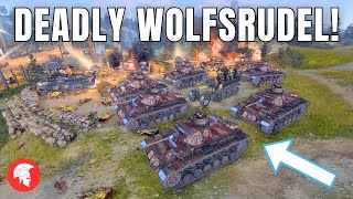 DEADLY WOLFSRUDEL! - Company of Heroes 3 - Afrikakorps Gameplay - 4vs4 Multiplayer - No Commentary