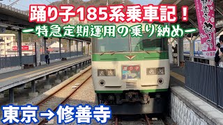 【JR東日本】特急踊り子185系乗車記！(東京→修善寺)〜特急区間定期運用の乗り納め。