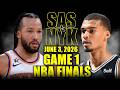 San Antonio Spurs vs New York Knicks Full Game 1 Highlights - June 3, 2026 | NBA Finals