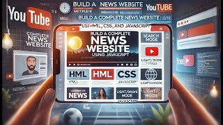 Complete News Website with HTML, CSS, and JavaScript