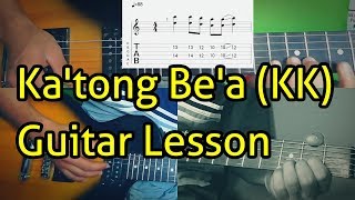 Guitar lesson Ka'tong be'a (KK) Garo song