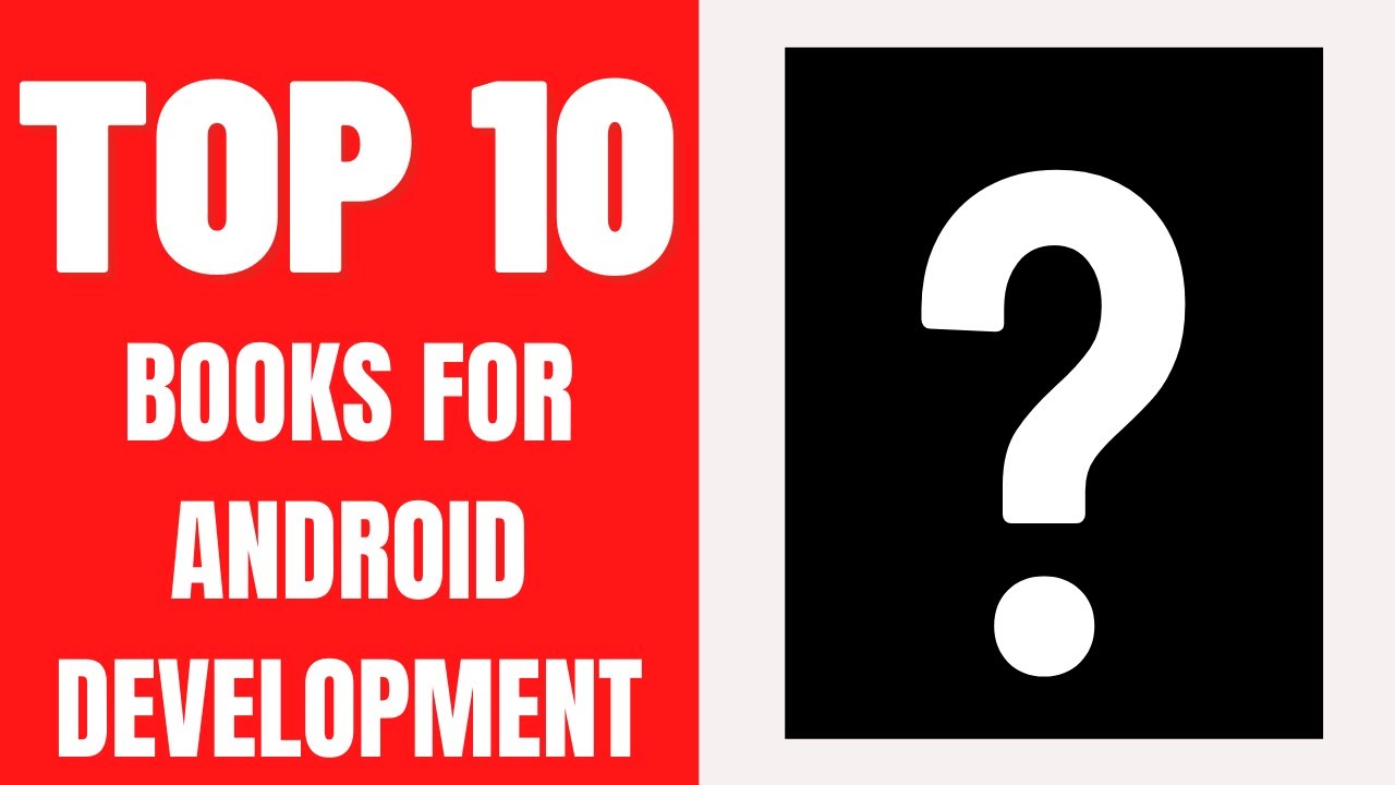 Top 10 Best Books For Android Development || Best Books For Android App ...