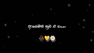 වැරැද්ද නිවැරදි වෙන්නේ නැ || waradda niwaradi wenne na new song lyrics #blackscreen