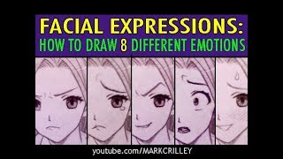 Facial Expressions: How to Draw 8 Different Emotions