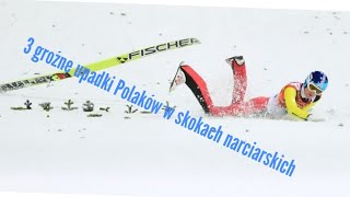 3 groźne upadki Polaków w skokach narciarskich