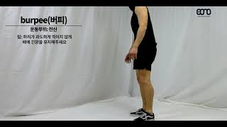 맨몸운동(전신) _ 버피 (burpee)