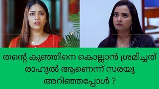 mounaragam തന്റെ കുഞ്ഞിനെ കൊല്ലാൻ ശ്രമിച്ചത് രാഹുൽ ആണെന്ന് സരയു അറിഞ്ഞപ്പോൾ ? trending Vibes Only