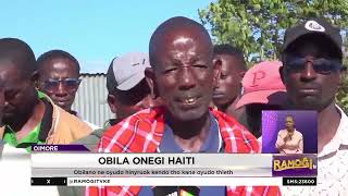 Obila onegi Haiti; Apisano noyudo hinyruok e kinde rakruok e pinyno | #RamogiTV