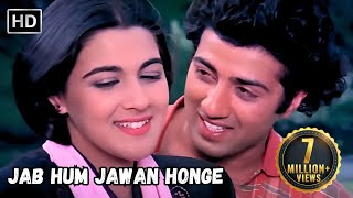 Jab Hum Jawan Honge | Sunny Deol, Amrita Singh | Lata Mangeshkar Super Hit Romantic Song  | Betaab