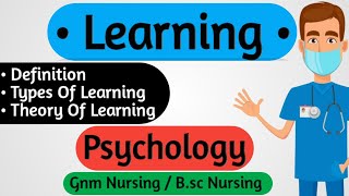 Learning In Psychology || Learning Psychology || Types Of Learning In Psychology