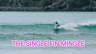 Surfing LONGBOARD COMPETITION - Quarter finals - Sumner New Zealand - The Single Fin Mingle.