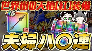 【ドラクエウォーク】世界樹の天槍【紅】装備ガチャ 夫婦80連で神引き⁉️と皆さんへのメッセージ【ドラゴンクエストウォーク】