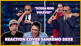 Mahmood gli ha tirato un pugno in faccia | Reaction alle Cover di Sanremo 2025