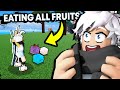 DEVIL FRUIT NOTIFIER But I EAT EVERY FRUIT I Find In Blox Fruits (Roblox)