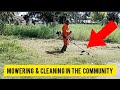 MOWER AND  CLEANING IN THE COMMUNITY