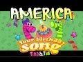 Tina & Tin Happy Birthday AMERICA (Personalized Songs For Kids) #PersonalizedSongs