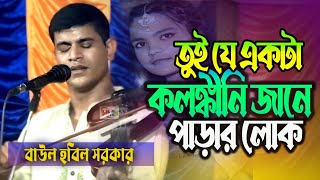 তুই যে একটা কলঙ্কীনি জানে পাড়ার লোক।। দেখব না তোর মুখ।। হবিল সরকারের নতুন বিচ্ছেদ গান।। Hobil Sorkar