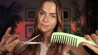 ASMR Preparing You For Cosplay Contest (Haircut & Styling, Makeup, Costume, Photo Shoot)