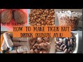 HOW TO MAKE KUNU AYA (TIGER NUT DRINK) WITH DATES, COCONUT AND GINGER. HOME MADE HEALTHY DRINK -DIY