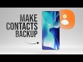 How to Take Contacts Backup in Android (tutorial)