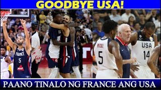 PAANO TINALO NG FRANCE ANG USA? | USA VS FRANCE FIBA 2019