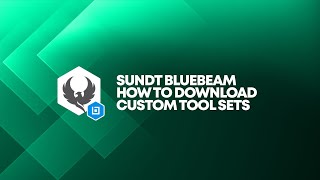 Sundt Bluebeam   How To Download Custom Tool Sets