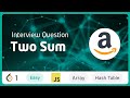 Two Sum - Leetcode 1 - HashMap - JavaScript