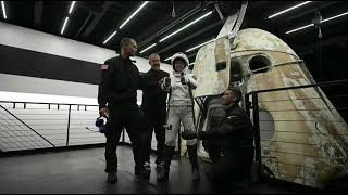 Inspiration4 crew exits Crew Dragon after historic mission