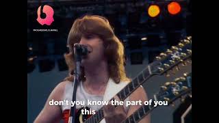 NEVER SURRENDER by Triumph (lyric available)