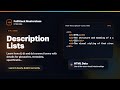 HTML Description Lists - HTML Data Foundation | FullStack Masterclass HTML Course