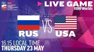 Russia-USA | Quarterfinals | Full Game | 2019 IIHF Ice Hockey World Championship