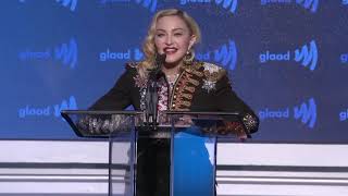 Madonna Accepts Advocate for Change Award FULL SPEECH | GLAAD Media Awards | Logo TV
