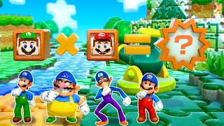 Super Mario Party Minigames - Luigi Vs Wario Vs Waluigi Vs Mario (Master CPU)