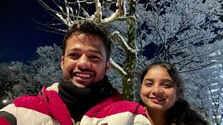 Heavy snow , Fun and enjoyed in our apartment complex || 6th Jan 2022