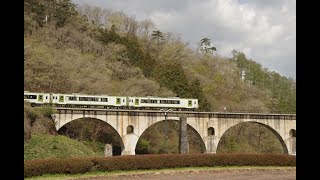 めがね橋（宮守川橋梁）～鍋倉公園【岩手県遠野市】