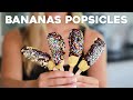 chocolate covered bananas popsicles