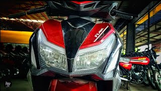 2022 NEW RUSI FLAIR SC125 | GLOSSY RED-BLACK #iMDTV