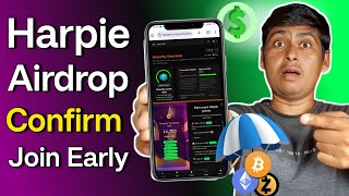 Harpie Airdrop | Harpie New Mining Airdrop | New Mining Harpie Airdrop join Early Phase