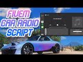 FiveM - 🎶FREE Car Radio Script🎶 (Carplay UI) | Install & Showcase | FiveM Tutorial 2023