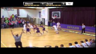 #1 Of the Ellsworth Panthers gets a three to fall