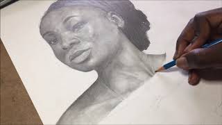 Drawing the original STATUE OF LIBERTY (Black Lady) / Recreation