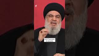 Hezbollah's leader says Israeli strikes on Lebanon were 'an aggression'